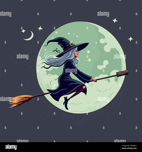 Witch riring moon